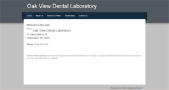 Desktop Screenshot of oakviewdentallab.com
